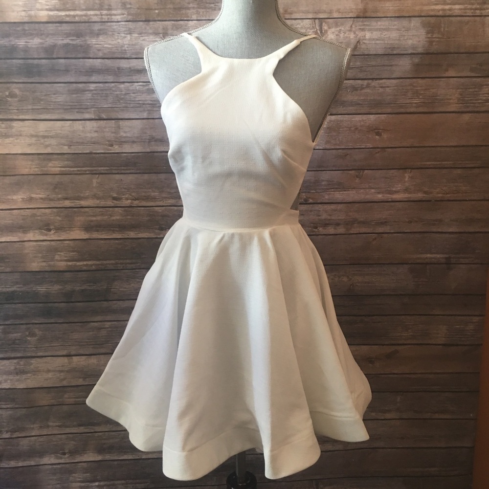 Angel Biba White Strappy Dress Size 6